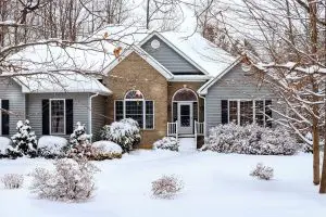winter curb appeal